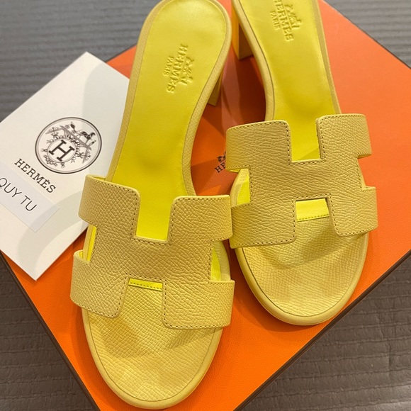 HERMES Oasis sandals- SOLD off Poshmark - Picture 1 of 4